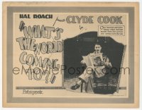 1b1912 WHAT'S THE WORLD COMING TO TC 1926 Clyde Cook reading Husbands Home Journal in future, rare!