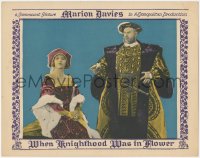1b2074 WHEN KNIGHTHOOD WAS IN FLOWER LC 1922 Marion Davies seated by Harding as Henry VIII, rare!