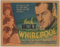 1b1914 WHIRLPOOL TC 1934 Jack Holt meets daughter Jean Arthur after 20 years in prison, ultra rare!