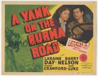 1b1919 YANK ON THE BURMA ROAD TC 1942 dangerous Laraine Day & dangerous Barry Nelson romancing!