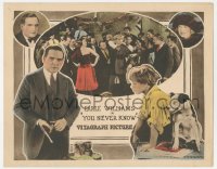 1b2083 YOU NEVER KNOW LC 1922 montage with top stars, boy & cute dog, and large crowd scene!