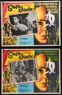 1b0128 SAINT JOAN 3 Mexican LCs 1957 Jean Seberg as Joan of Arc, directed by Otto Preminger!
