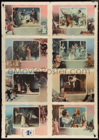 1b0112 ROMEO & JULIET export Russian 34x48 1955 Shakespeare, shows eight great scenes like uncut LCs!