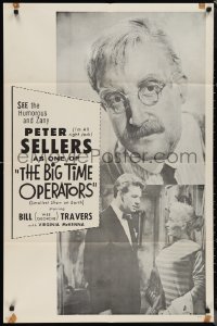 1b1391 SMALLEST SHOW ON EARTH 1sh R1960s top-billed Peter Sellers, Travers, Big Time Operators!