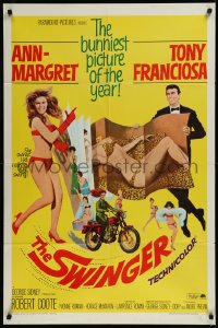 1b1412 SWINGER 1sh 1966 super sexy Ann-Margret, Tony Franciosa, the bunniest picture of the year!