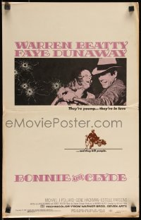 1b1479 BONNIE & CLYDE WC 1967 Arthur Penn, notorious crime duo Warren Beatty & Faye Dunaway!