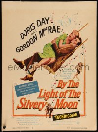 1b1485 BY THE LIGHT OF THE SILVERY MOON WC 1953 great romantic artwork of Doris Day & Gordon McRae!