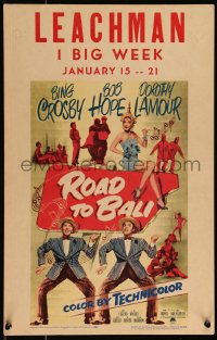 1b1678 ROAD TO BALI WC 1952 Bing Crosby, Bob Hope & sexy Dorothy Lamour in Indonesia!