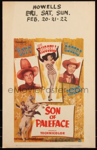 1b1699 SON OF PALEFACE WC 1952 great images of Roy Rogers & Trigger, Bob Hope & sexy Jane Russell!