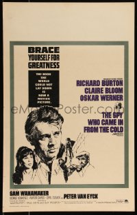 1b1706 SPY WHO CAME IN FROM THE COLD WC 1965 Richard Burton, Claire Bloom, John Le Carre, Terpning
