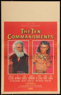 1b1718 TEN COMMANDMENTS WC 1956 Cecil B. DeMille classic, Charlton Heston & Yul Brynner by Karsh!