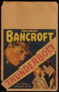 1b1723 THUNDERBOLT WC 1929 Josef von Sternberg, art of George Bancroft, Fay Wray & Richard Arlen!