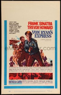 1b1741 VON RYAN'S EXPRESS WC 1965 Frank Sinatra & Trevor Howard hijack World War II prison train!