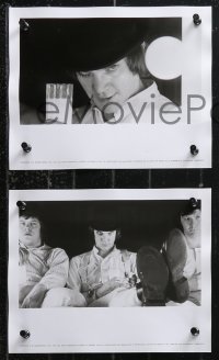 1b2469 CLOCKWORK ORANGE 5 deluxe 8x10 stills 1972 Stanley Kubrick, Malcolm McDowell, Korova Milk Bar!