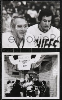 1b2428 SLAP SHOT 14 8x10 stills 1977 hockey player Paul Newman & cast, contact enlargements!