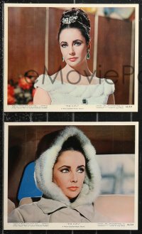 1b2437 V.I.P.S 12 color 8x10 stills 1963 great images of sexy Elizabeth Taylor & Richard Burton!
