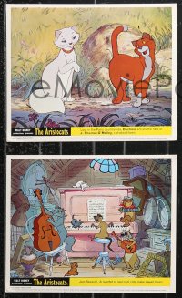 1b2434 ARISTOCATS 12 color English FOH LCs 1970 Walt Disney jazz musical cartoon, colorful images!