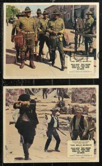 1b2455 WILD BUNCH 8 color English FOH LCs 1969 William Holden, Ernest Borgnine, Sam Peckinpah!