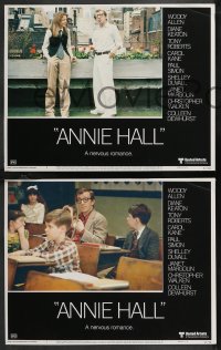 1b2135 ANNIE HALL 7 LCs 1977 wacky images of star/director Woody Allen in a nervous romance!