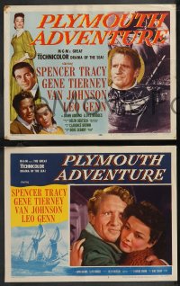 1b2114 PLYMOUTH ADVENTURE 8 LCs 1952 Spencer Tracy, Gene Tierney, Van Johnson, Lloyd Bridges