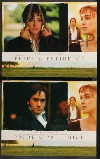 1b2116 PRIDE & PREJUDICE 8 LCs 2005 great images of sexy Keira Knightley!
