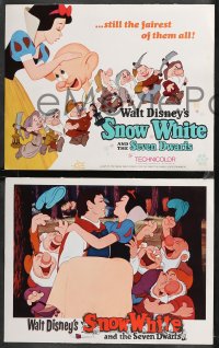 1b2090 SNOW WHITE & THE SEVEN DWARFS 9 LCs R1967 Walt Disney animated cartoon fantasy classic!