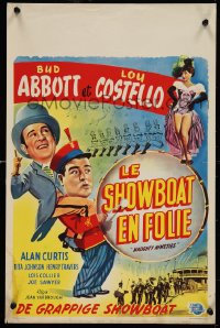 1c0490 NAUGHTY NINETIES Belgian 1947 wacky artwork of Bud Abbott & Lou Costello!