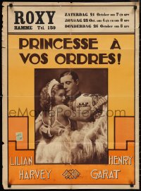 1c0492 PRINCESSE A VOS ORDRES pre-war Belgian 1931 Lilian Harvey and Henry Garat dancing close!