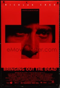 1c1061 BRINGING OUT THE DEAD int'l advance DS 1sh 1999 paramedic Nicolas Cage, Arquette, Martin Scorsese!