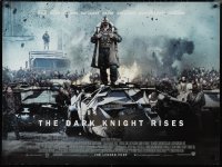 1c0575 DARK KNIGHT RISES DS British quad 2012 very different image of Hardy as Bane, the legend ends!