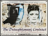 1c0579 DRAUGHTSMAN'S CONTRACT advance British quad R1994 Peter Greenaway, different art by Kruddart!