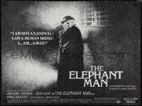 1c0580 ELEPHANT MAN British quad 1980 John Hurt, Anthony Hopkins, directed by David Lynch!