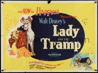 1c0596 LADY & THE TRAMP British quad R1960s Disney canine dog classic cartoon, different images!