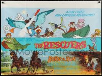 1c0608 RESCUERS/HARNESS FEVER British quad 1977 from the depths of Devil's Bayou & Born to Run!