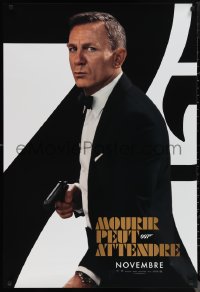 1c0299 NO TIME TO DIE November style teaser Canadian 1sh 2021 Daniel Craig as James Bond 007 w/ gun!