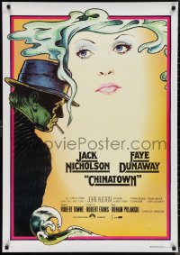 1c0108 CHINATOWN 28x39 commercial poster 1980s Roman Polanski, classic art by Jim Pearsall!