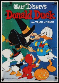 1c0111 DONALD DUCK 10x14 commercial poster 2000s Disney, with Witch in Trick or Treat!