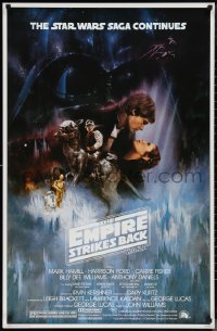 1c0116 EMPIRE STRIKES BACK 26x40 German commercial poster 1995 Gone With The Wind style art by Kastel!