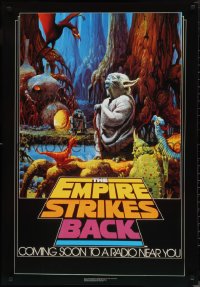 1c0117 EMPIRE STRIKES BACK 27x39 Dutch commercial poster 1997 image of the radio poster, McQuarrie!