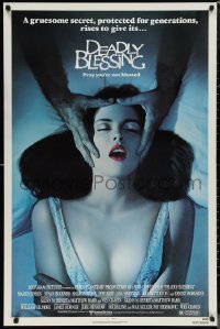 1c1090 DEADLY BLESSING 1sh 1981 Wes Craven, a gruesome secret protected for generations rises!