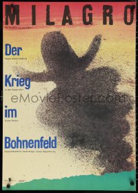 1c0288 MILAGRO BEANFIELD WAR East German 23x32 1989 directed by Robert Redford, Ernst art!