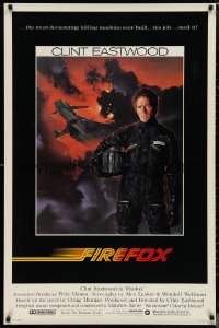 1c1118 FIREFOX 1sh 1982 cool C.D. de Mar art of the flying killing machine & Clint Eastwood!
