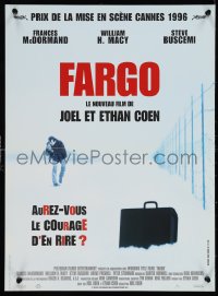 1c0522 FARGO French 16x22 1996 a homespun murder story from the Coen Brothers!