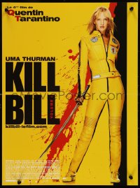 1c0531 KILL BILL: VOL. 1 French 16x21 2003 Quentin Tarantino directed, cool bloody design!