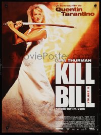 1c0532 KILL BILL: VOL. 2 French 16x21 2004 sexy Uma Thurman with katana, Quentin Tarantino!