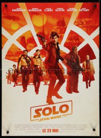 1c0552 SOLO advance French 16x22 2018 A Star Wars Story, Ron Howard, Alden Ehrenreich as young Han!