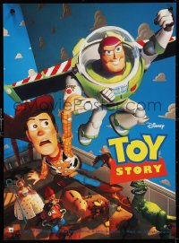 1c0556 TOY STORY French 16x22 1996 Disney & Pixar cartoon, great images of Buzz, Woody & cast!