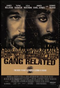 1c1139 GANG RELATED 1sh 1997 Jim Belushi, Tupac, Dennis Quaid, James Earl Jones