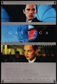 1c1141 GATTACA DS 1sh 1997 Ethan Hawke, Uma Thurman, there is no gene for the human spirit!