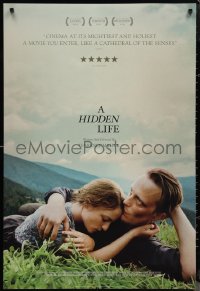 1c1184 HIDDEN LIFE int'l DS 1sh 2019 directed by Terrence Malick, August Diehl, Valerie Pachner!